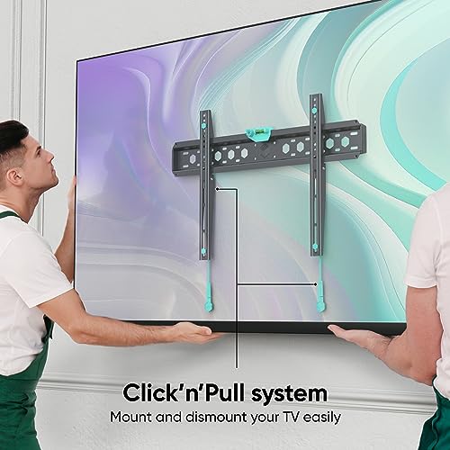 ONKRON Fixed TV Wall Bracket for 43-85 Inch Screen up to 68,2 kg, Slim Mount for Television VESA 75x75-600x400 mm - Image 4