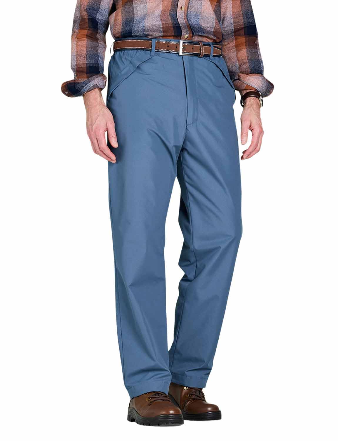 Chums Men's Fleece Lined & Water Resistant Walking & Hiking Trousers Airforce 42W / 29L
