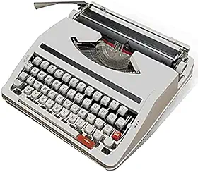 Máquina de escrever manual, máquina de escrita portátil mecânica vintage para letras e artesanato, design de inspiração retrô