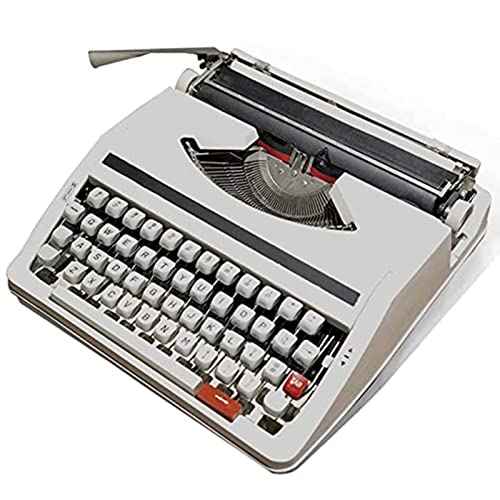 Macchina da scrivere manuale, macchina da scrivere meccanica vintage portatile per scrivere lettere e artigianato, design di ispirazione retrò