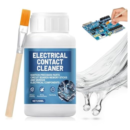 JAOJAO 250ml Electronic Contact Cleaner, Circuit Board Cleaner Fast Drying Precision Electronics Cleaning for Circuit Boards Appliance Control Boards Switches & Connectors, Transparent