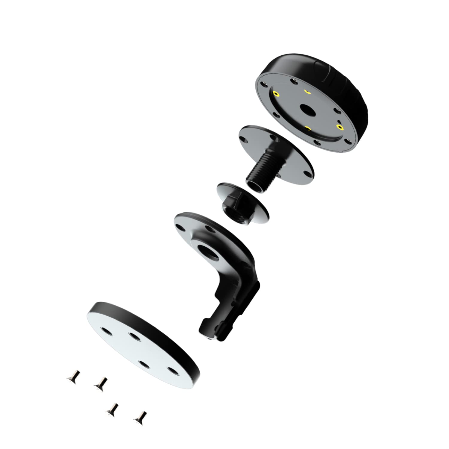 Poynting Puck-2 Antena 2 en 1 de transporte y M2M/IOT | 5G | 4G LTE | MIMO 2X2 | 617-4200 MHz | Negro