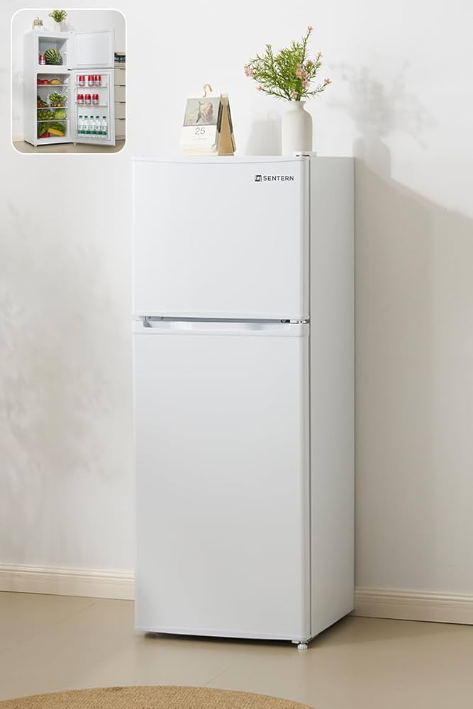 Amazon | Kennkari 冷蔵庫 112L 幅48cm スリム 直冷式 冷凍庫付き 温度