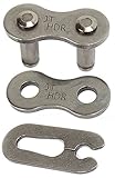 JT Chain JTC420HDRSL (420 Series) Black Steel Non O-Ring Clip Type Connecting Link