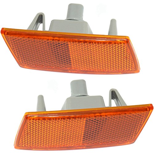 Evan-Fischer Side Marker Lamp compatible with Chrysler 300 05-10 Front Right and Left Set of 2 Assembly