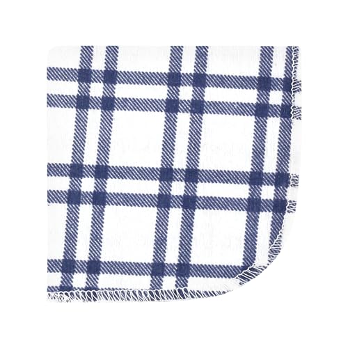 Image of Hudson Baby Unisex Baby Flannel Cotton Poly Washcloths, Construction Work 10Pk, One Size