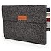 Produktbild Tablet Tasche Hülle 8 - 9 Zoll aus Filz I für Geräte bis zu 21,5 x 16,5cm I Universal für iPad, Samsung, Huawei I iPad Sleeve & Tablet Schutzhülle, Anthrazit