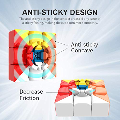 Image of M-Alive MoYu Cube 3D Speed Cube, Stickerless Dodecahedron Puzzle Cube, 72mm, Smooth Turning ABS Brain Teaser Toy for Kids and Adults (3X3)