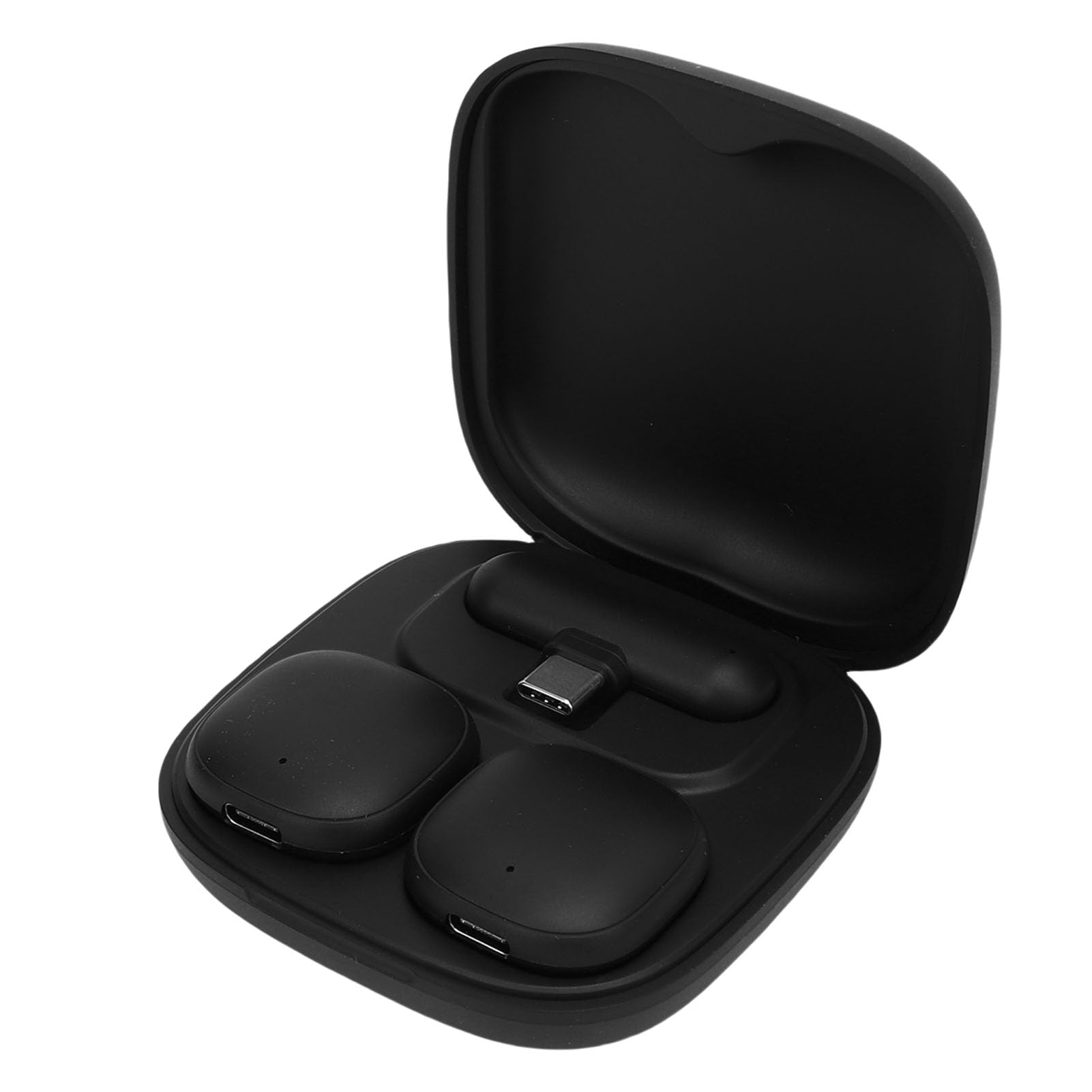 Tbest Bezprzewodowe Mikrofony Lavalier 328 Stóp Zakres AI Redukcja Szumów 2,4 GHz Wireless Lapel MICS z obudową ładowania do Nagrywania Wideo Transmisja na żywo