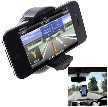 BundlesOnline UNIVERSAL CAR PHONE HOLDER Compact 360 Degrees Rotating Case Compatible Wind Screen Dashboard Suction Mount Holder for Samsung I9300 Galaxy S3 (S III), Apple iPhone 4 4S 3G 3GS iPod, Touch 4G BlackBerry 9900, 9800, 9700, 8520, 9860, 9300 Samsung Galaxy Note, i9100 S2, HTC, LG, Nokia, C5, C3-01, C1-01, Lumia L700, Sony Ericsson X12 Arc, Arc S, DesireS