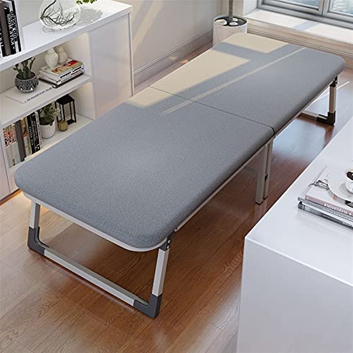 Folding Bed 13 inch opklapbare gastenbed met linnen spons matras kantoor single familie dutje bed cot eenvoudige opslag Heavy Duty Guest Bed (Color : 185x70x36CM 70wide) - Afbeelding 3