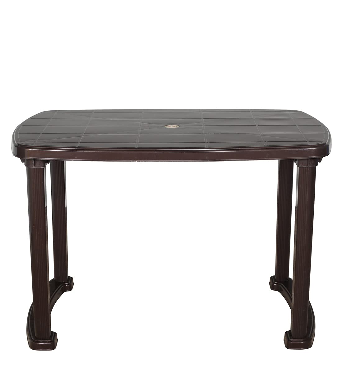 Prima 5000 Center Dining Table for Home, Office & Outdoor Weather Brown Color