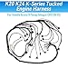K20-K24 Tucked Engine Wiring Harness for Honda Acura K-Series Engine Swap, Compatible with Integra, CRX, EK, EG Civic Chassis, Replaces 02-04 RSX & 01-05 Civic EP3 Models