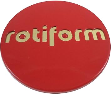 RotiForm Red/Gold Emblem Custom Wheel Center Caps # 1003-40RG 1 Cap
