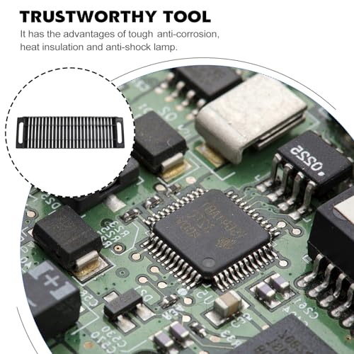 Image of VILLCASE Dual-Ear Anti-Static Bar Frame 25-Slot PCB Rack Circuit Board Storage Stand Set of 2 ESD Static-Resistant Frames 18.30X5.70X3.14 Inches for Electronic Assembly