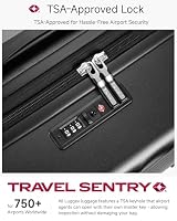 LUGGEX 20 Inch Carry On Luggage 22x14x9 Airline Approved, Charcoal Metallic — image 6