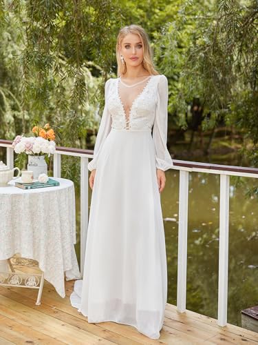 Long Sleeve Tulle Prom Dresses Long Lace Applique Ball Gown 2024 A Line Wedding Evening Party Gowns4