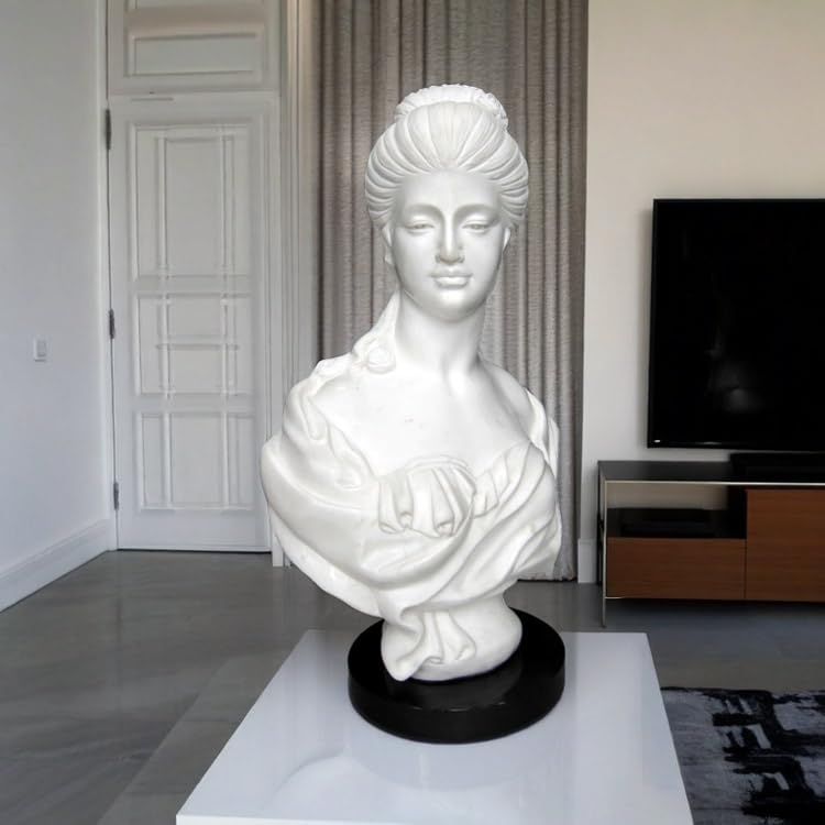 Amazon.co.jp: 大理石彫刻 女神の胸像B 石像 高さ67cm インテリア