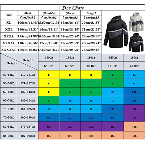 Mens Track Jackets Versatile Tactical Jacket, Waterproof Versatile Jacket, Military Jackets With Pockets Rain Jackets(Dark Blue,Xxxxxl) #TOP6