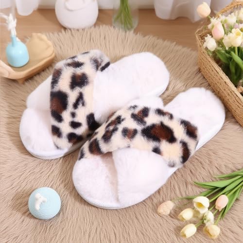 New women's soft long haired slippers, autumn and winter lazy version thick soled height increasing exposed finger slippers, suitable for indoor and outdoor use2