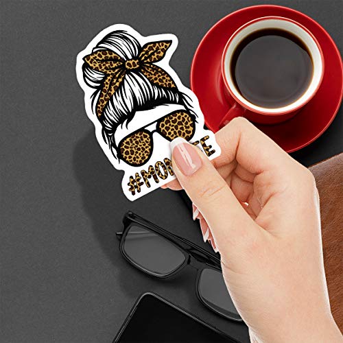 Mother Gifts Mom Life Leopardskin Print Rustic Hippy Floral Flower Prints Bandana 3 Pcs/Pack Women Animal Sticker Die-Cut Label Decals For Cars Laptop Animals Stickers Cute Vinyl Decal Tumblers #TOP1