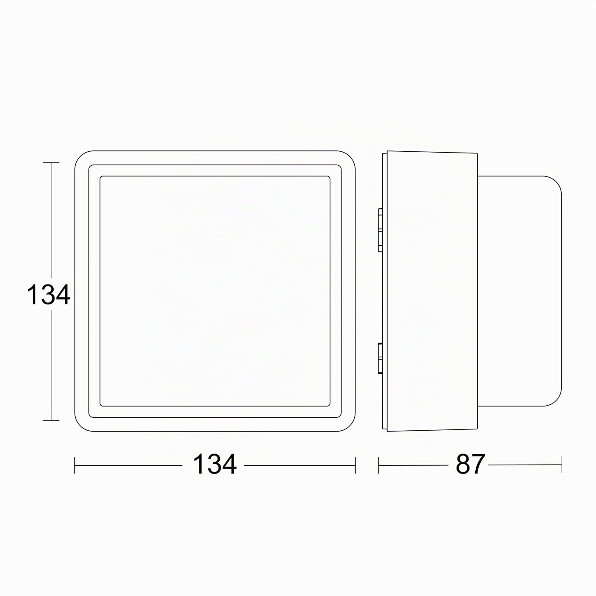 Steinel LED Außenleuchte L 845 SC Connect, Bewegungsmelder, smarte Wandleuchte dimmbar, bedienbar per App, Zeitschaltuhr, Anthrazit