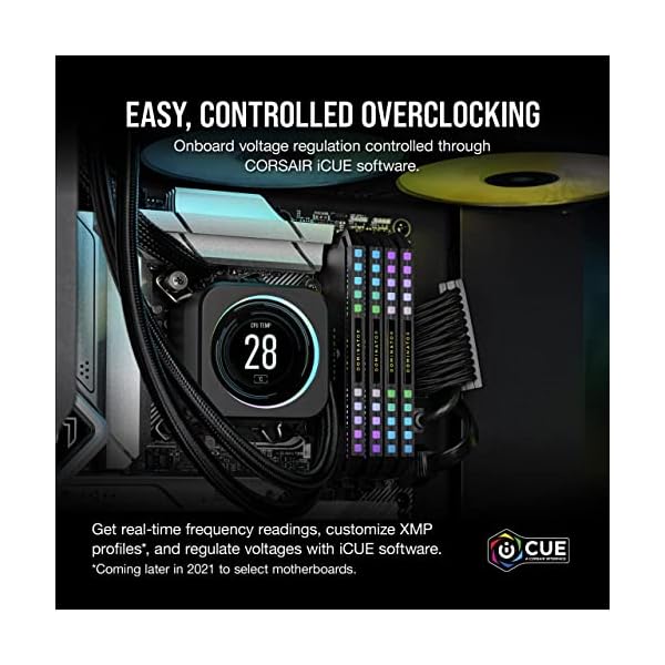 CORSAIR DOMINATOR PLATINUM RGB DDR5 RAM 32GB (2x16GB) 7200MHz C34-44-44-96 1.45V Intel Optimised Computer Memory (iCUE Compatible, Fast Processing, Patented DHX Cooling, Intel® XMP 3.0 Profiles) Black - Image 7