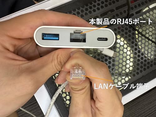 TOMPOL USB-C LAN 有線LANアダプター RJ01 の商品画像 8