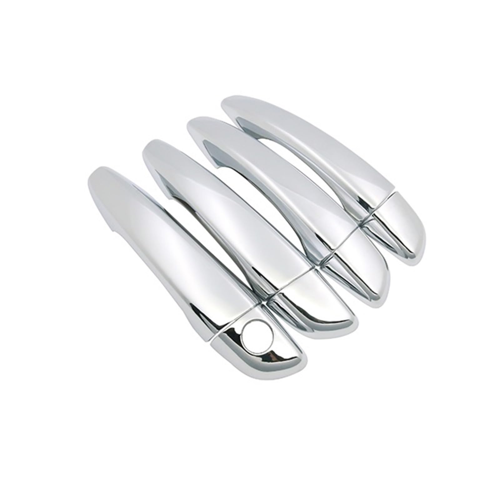 Drezzo Handle 1 Keyhole Car Exterior Door Handle For Peugeot 208 Mk2 P21 2020-2023 Car Door Handle Cover Decoration(Handle 1 Keyhole)