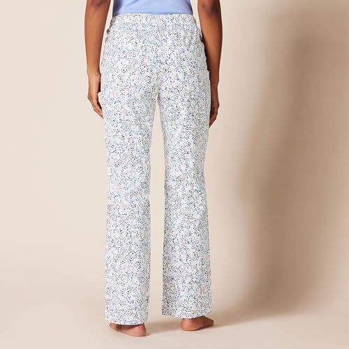 Image of Amazon Essentials Women's Cotton Pajama Pants, Breathable Poplin Sleep Pant with Drawstring Elastic Waist