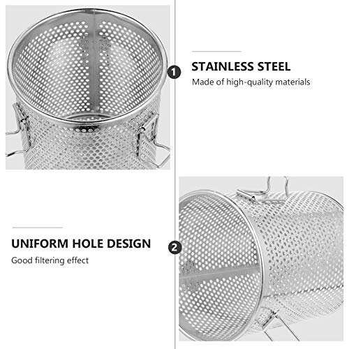 UPKOCH 1 Peças Reutilizáveis Filtro de Café Filtro Reutilizável de Aço Inoxidável (Prata)