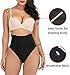 FOCUSSEXY Women's Body Shaper Butt Lifter Control Panties Boyshort Underwear Black