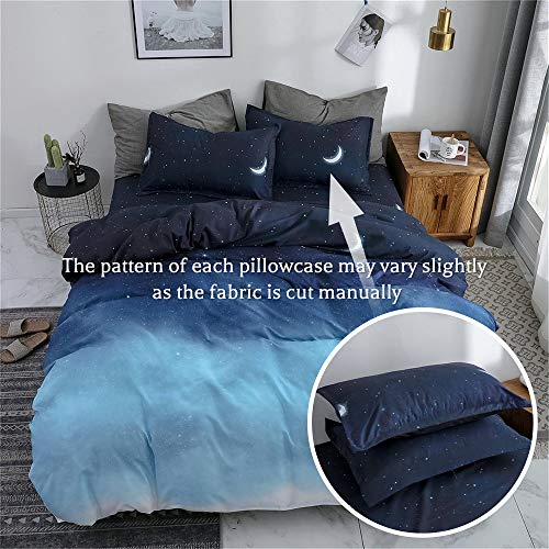 Hyprest A2 Kids Duvet Cover Twin,2 Pcs Space Galaxy Twin Bedding Sets thumb #3