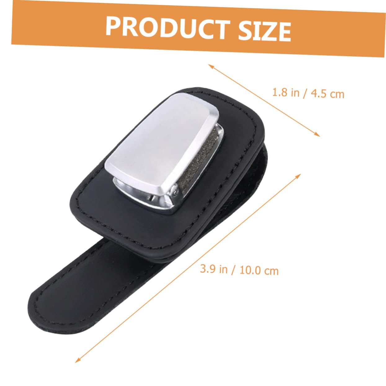 ULTECHNOVO 4 Pièces Porte-lunettes De Voiture Clip De Billet De Visière Clip De Lunettes De Voiture Organisateur De Lunettes De Soleil Pour Voiture Porte Lunettes Pour Voiture Matériel Black