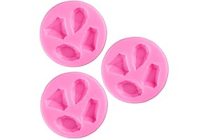 Hemoton 3pcs Gems Silicone Molds for Crystal Gem Candy Delights