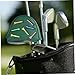 Csafyrt Center Shaft Putter Cover PU Leather Embroidery Half Mallet Putter Cover with Magnetic
