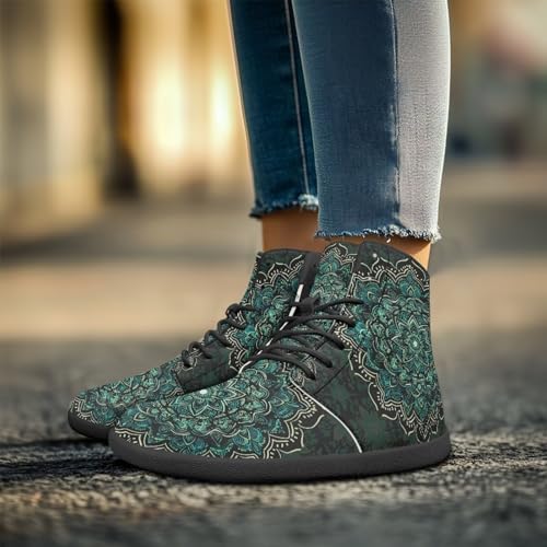Image of Binienty Zero Drop Sole Barefoot Men's Women's PU Leather Flat Minimalist Barefoot Sneakers Athletic Shoes Waterproof