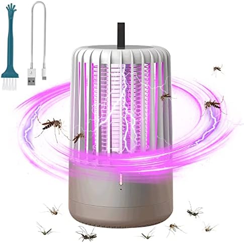 Bug Zapper Indoor & Outdoor, 2 in 1 Mosquito Zapper Electric,Indoor Bug Zapper Plug in,Effective Mosquito Trap & Mosquito Killer & Mosquito Lamp,Fly Zapper Indoor for Home,Garden,Backyard