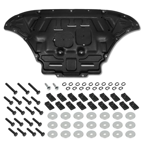 Image of Under Engine Splash Shield Fit for 2017-2024 Audi Q7 3.0L,Replacement Front Engine Cover Guard Mud Flaps