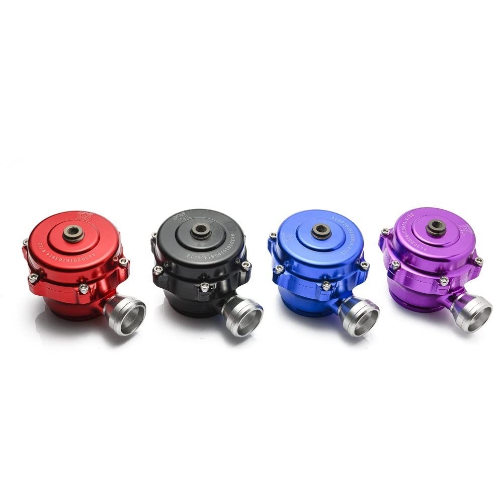 VáLvulas De Escape Válvula de descarga banda en V universal 50 mm BOV QR con brida aluminio soldada(Noir)