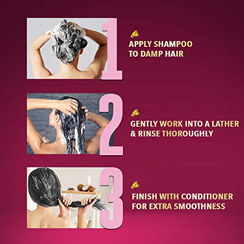 Image of Tresemme Smooth & Shine Shampoo, with Vitamin H & Silk Protein, for Salon Silky Smooth Hair, Provides Moisture & Shine, 185 ml