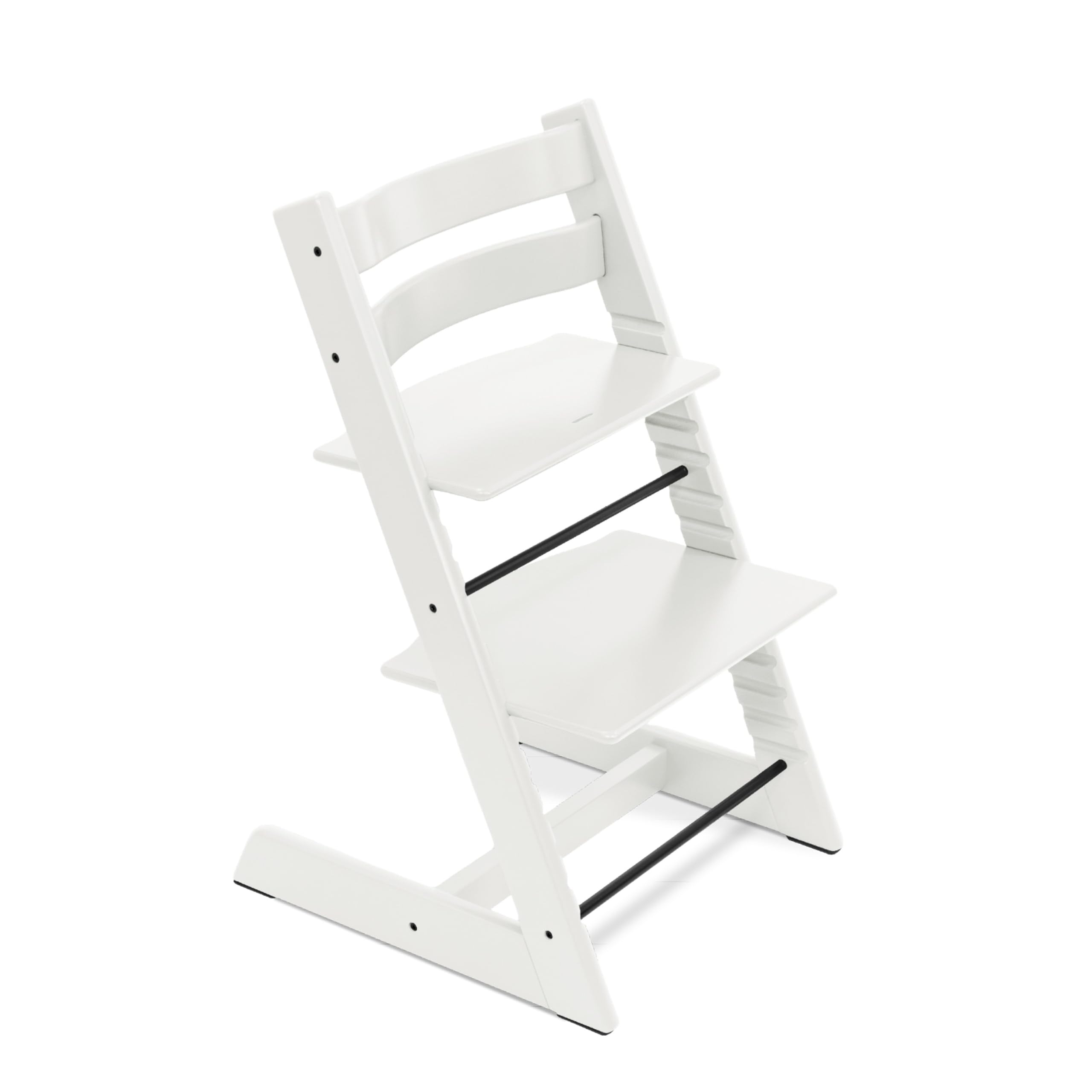 Stokke Tripp Trapp - Ergonomic Adjustable High Chair for Babies, Toddlers & Adults - Grow-with-Me Family Chair, White