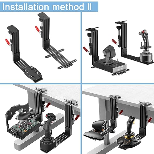 Soporte Hotas de Joystick Compatible con Thrustmaster Warthog y Logitech X52 Pro 3