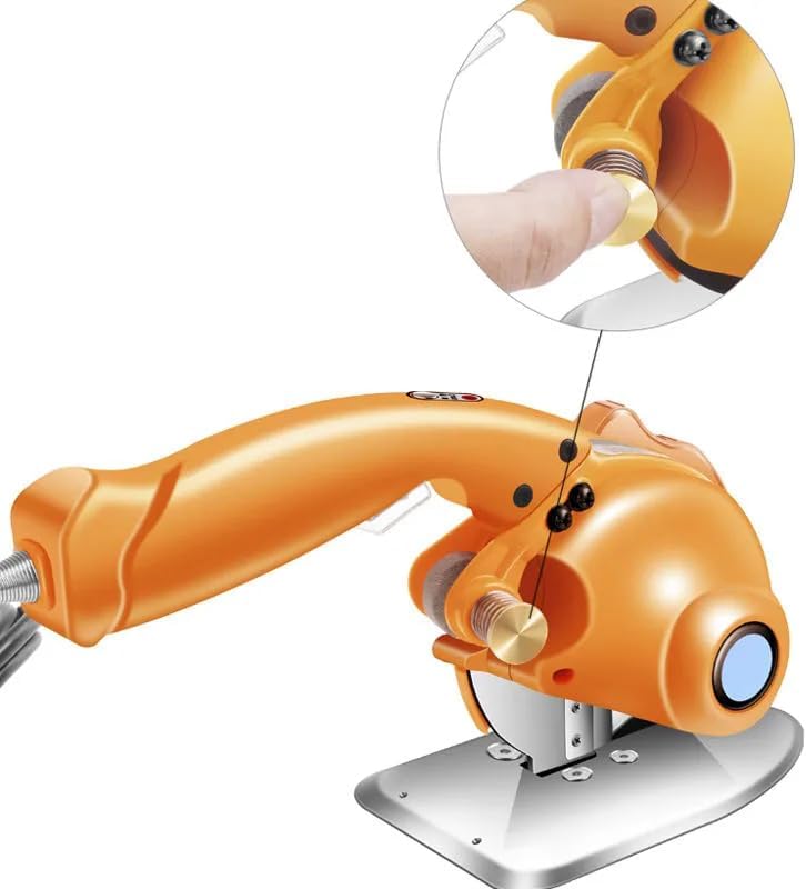 Industrial Cutting Machine Fabric Leather Carpet Fabric Cardboard Cutting Machine Electric Scissors Direct Drive Electric Circul(125MM)