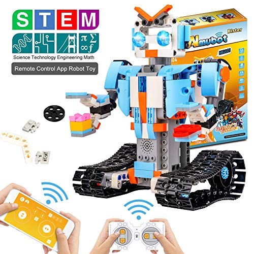 Longruner Building Blocks Robot Kit for Kids,Remote APP Control Robot Toys Engineering Science Educational Building Toys for 8,9-12 Year Old Boys and Girls