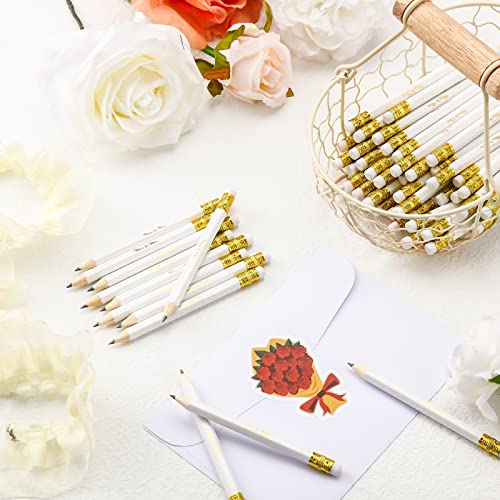 72 lápices de grafito para juegos de boda miniatura 7