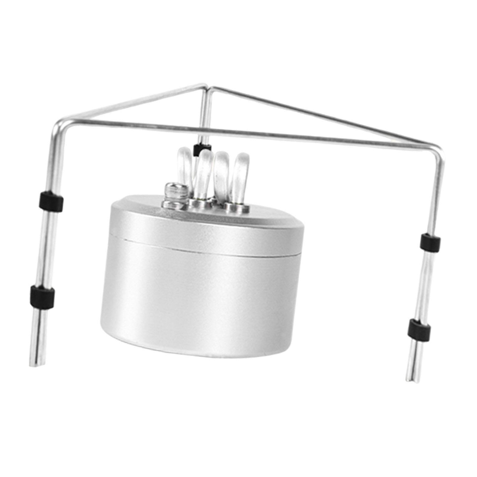 Réchaud à alcool léger en alliage d'aluminium avec support de cuisson