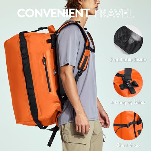 Haimont IPX7 60L Roll-Top Backpack