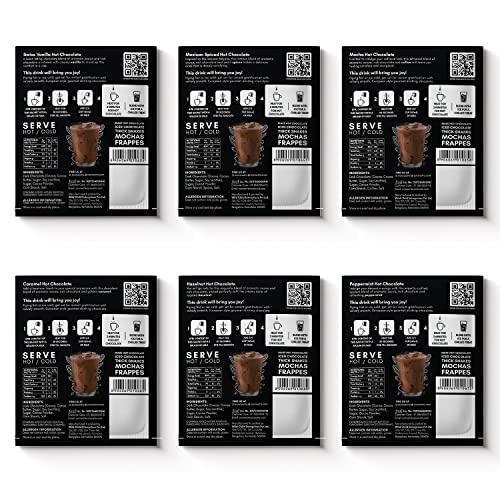 Image of Cocosutra Hot Chocolate Gift Hamper | 2 * 6 Single Serve Sachets | 6 Premium Drinking Chocolate Flavors | Gluten Free & Vegan | Enjoy Hot or Cold | 240g (Pack of 3)