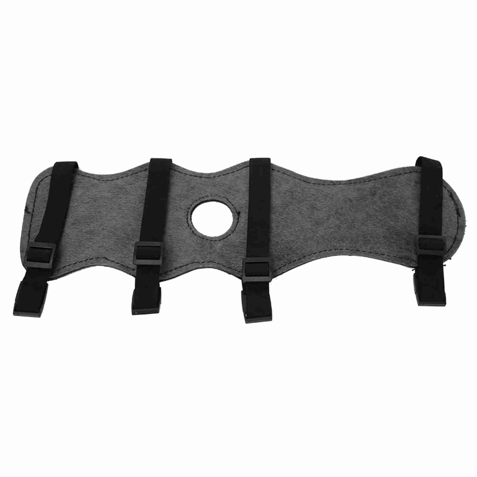 Guardia del Braccio di Tiro con L'Arco, Paracolpi in Nylon Regolabile Guardia di Protezione Paracolpi per Tiro con Ricurvo(Black)